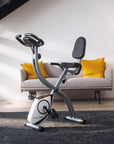 Klappbarer Heimtrainer (S-Bike) mit Rückenlehne