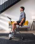 Klappbarer Heimtrainer (S-Bike) mit Rückenlehne
