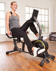 Liegeheimtrainer mit App-Steuerung & 8 kg Schwungmasse SP-RB-9500-iE SportPlus