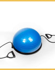 Halbball inkl. Trainingsbänder mit Handgriffen SP-GB-001 SportPlus Blue