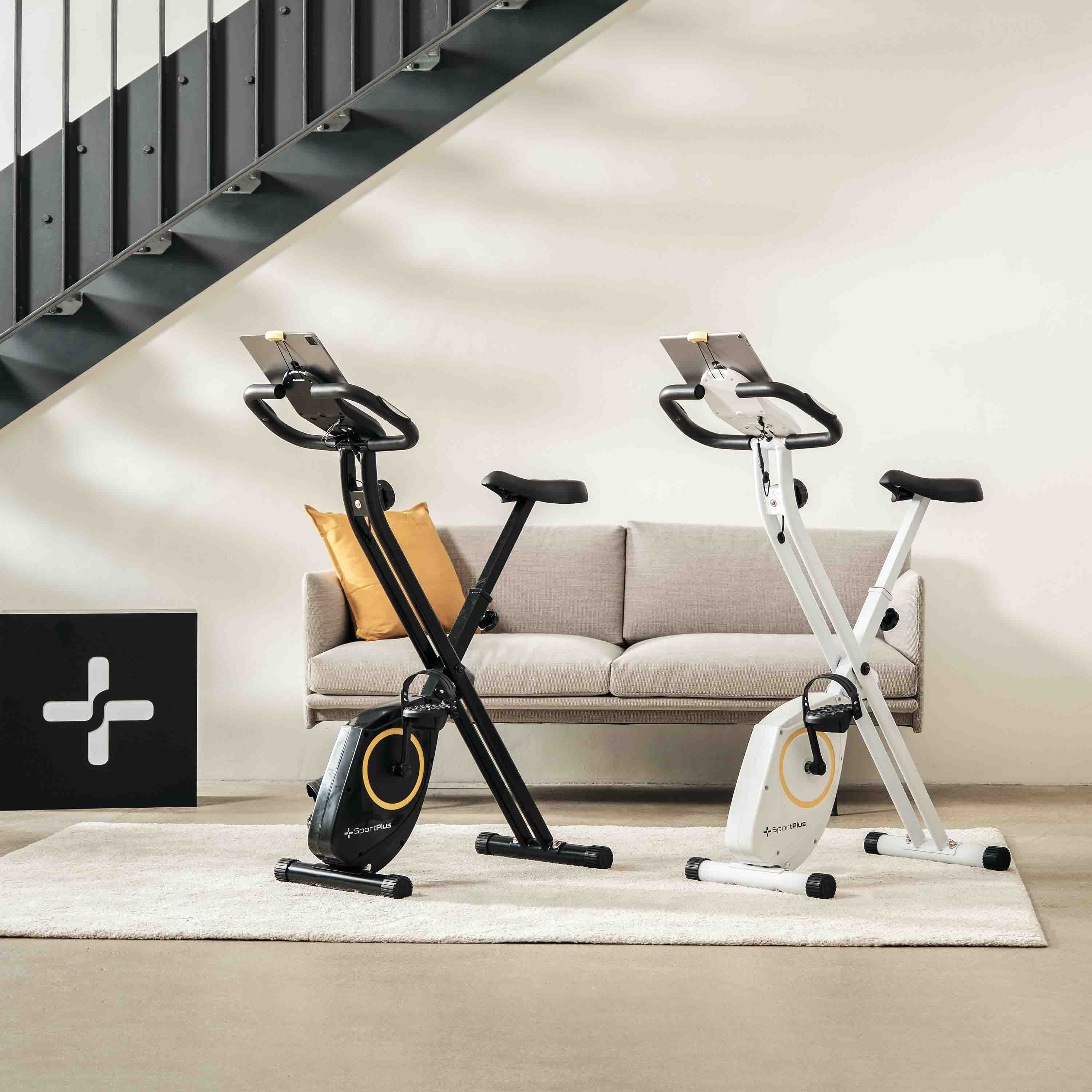 SportPlus_Heimtrainer_Kompakt_Schwarz_Weis_SP-HT-1200-IE