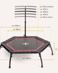 Faltbares Fitness Trampolin mit klappbaren Standbeinen SP-T-2100 SportPlus 