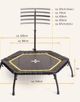 Faltbares Fitness Trampolin mit klappbaren Standbeinen SP-T-2100 SportPlus 