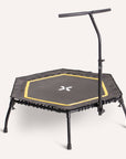 Faltbares Fitness Trampolin mit klappbaren Standbeinen SP-T-2100 SportPlus Gelb 