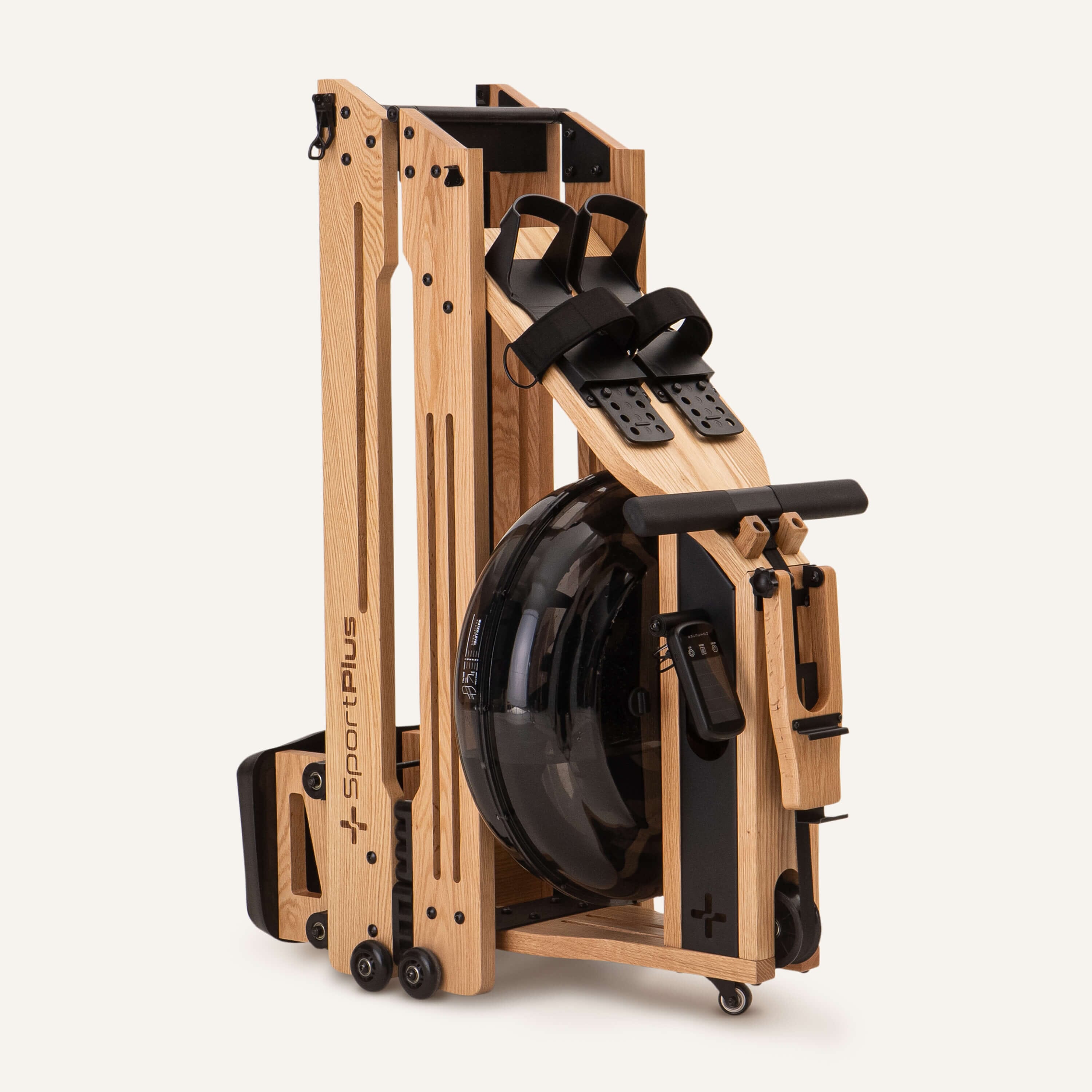 Klappbares Wasserrudergerät aus Eichenholz mit App-Kompatibilität SP-WR-1900-iE SportPlus 