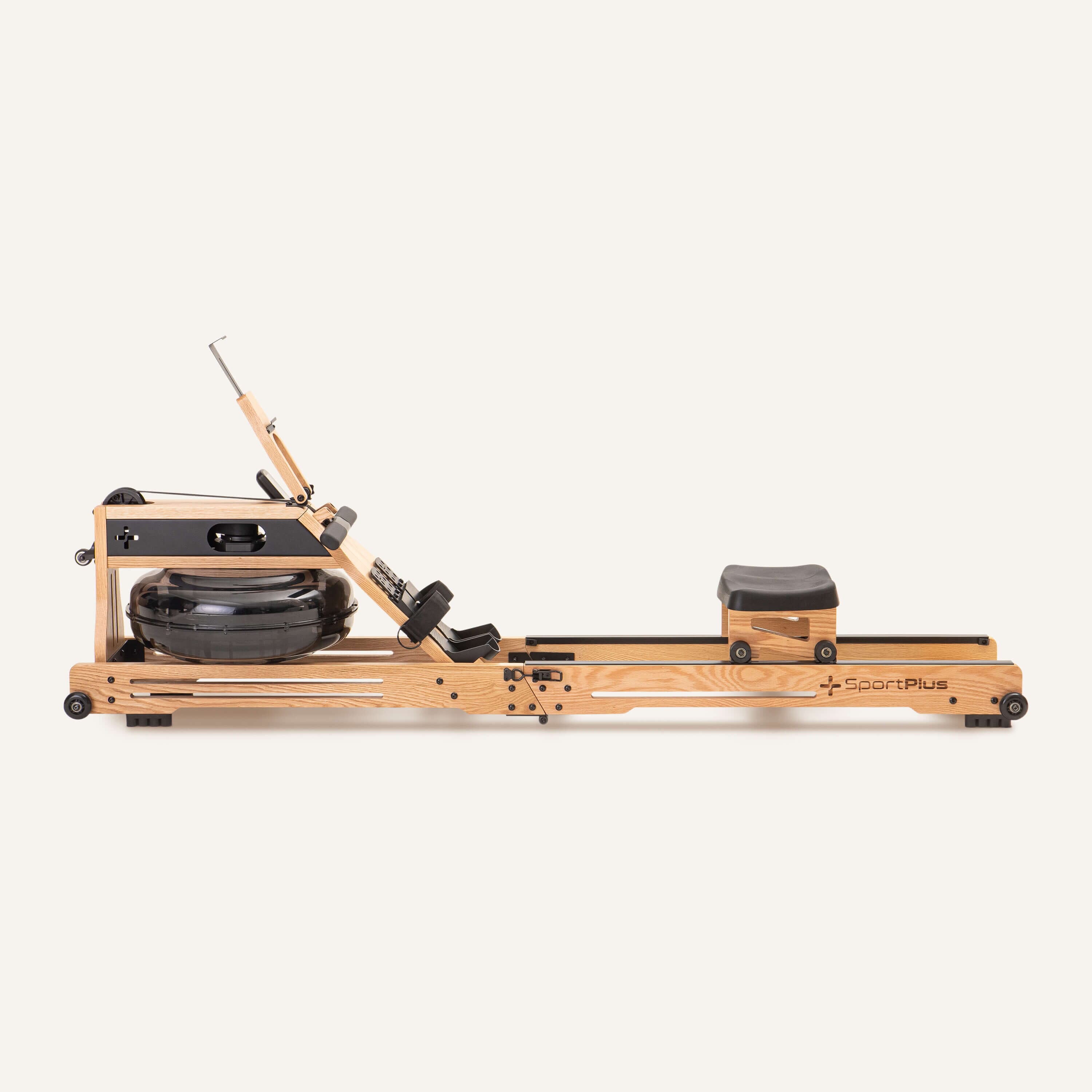 Klappbares Wasserrudergerät aus Eichenholz mit App-Kompatibilität SP-WR-1900-iE SportPlus 