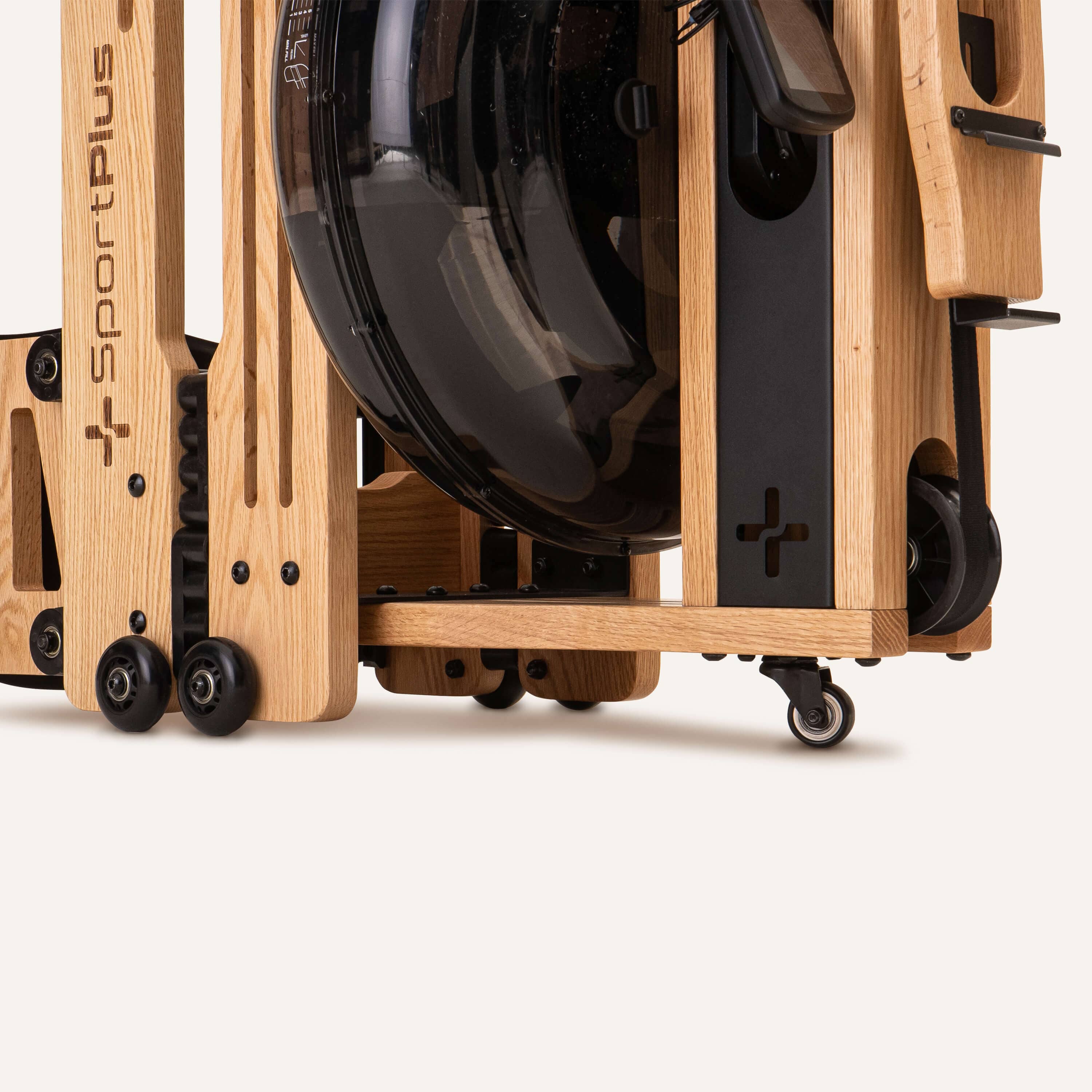 Klappbares Wasserrudergerät aus Eichenholz mit App-Kompatibilität SP-WR-1900-iE SportPlus 
