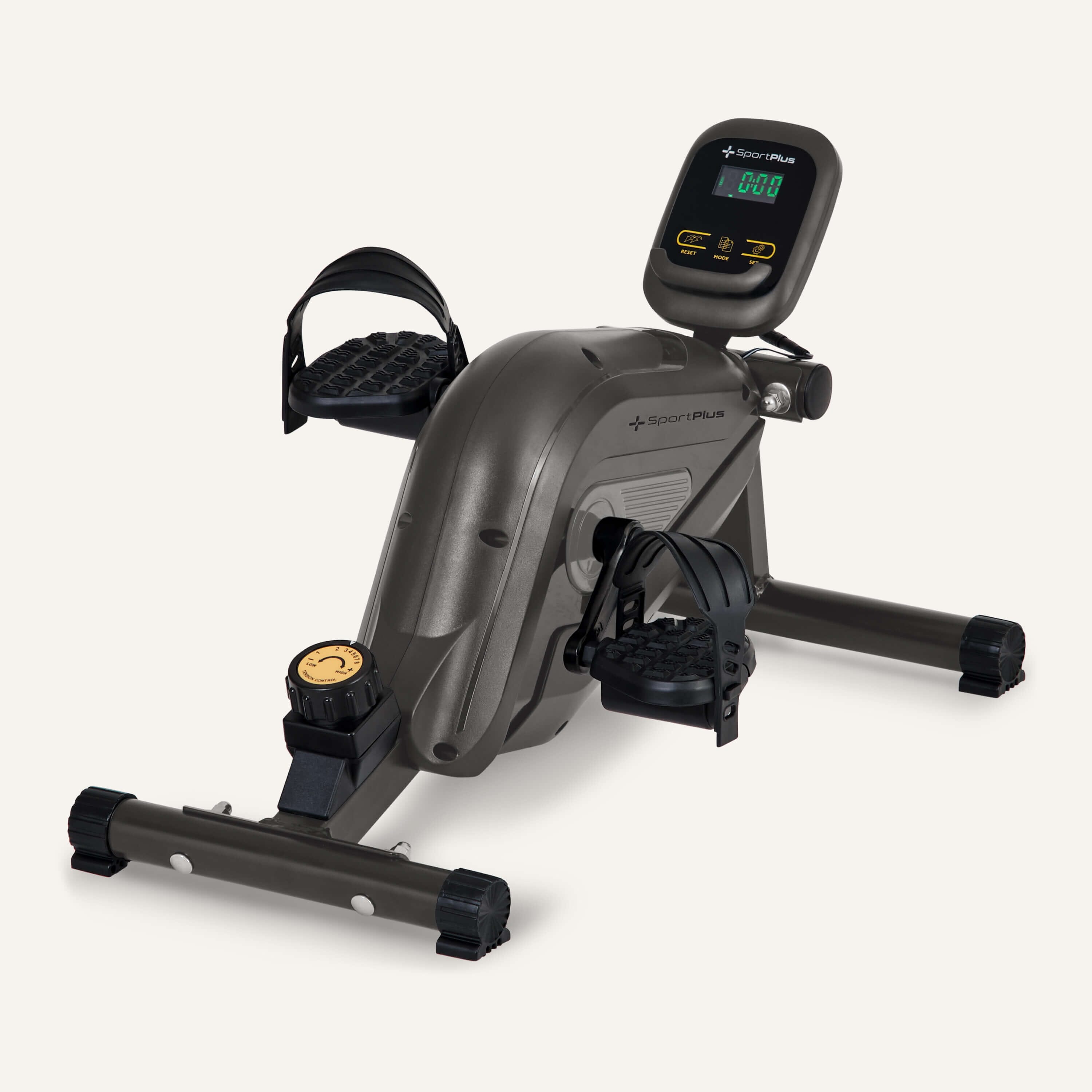 Mini Heimtrainer / Beintrainer mit App-Kompatibilität SP-HT-0100-iE SportPlus Midnight Grey 