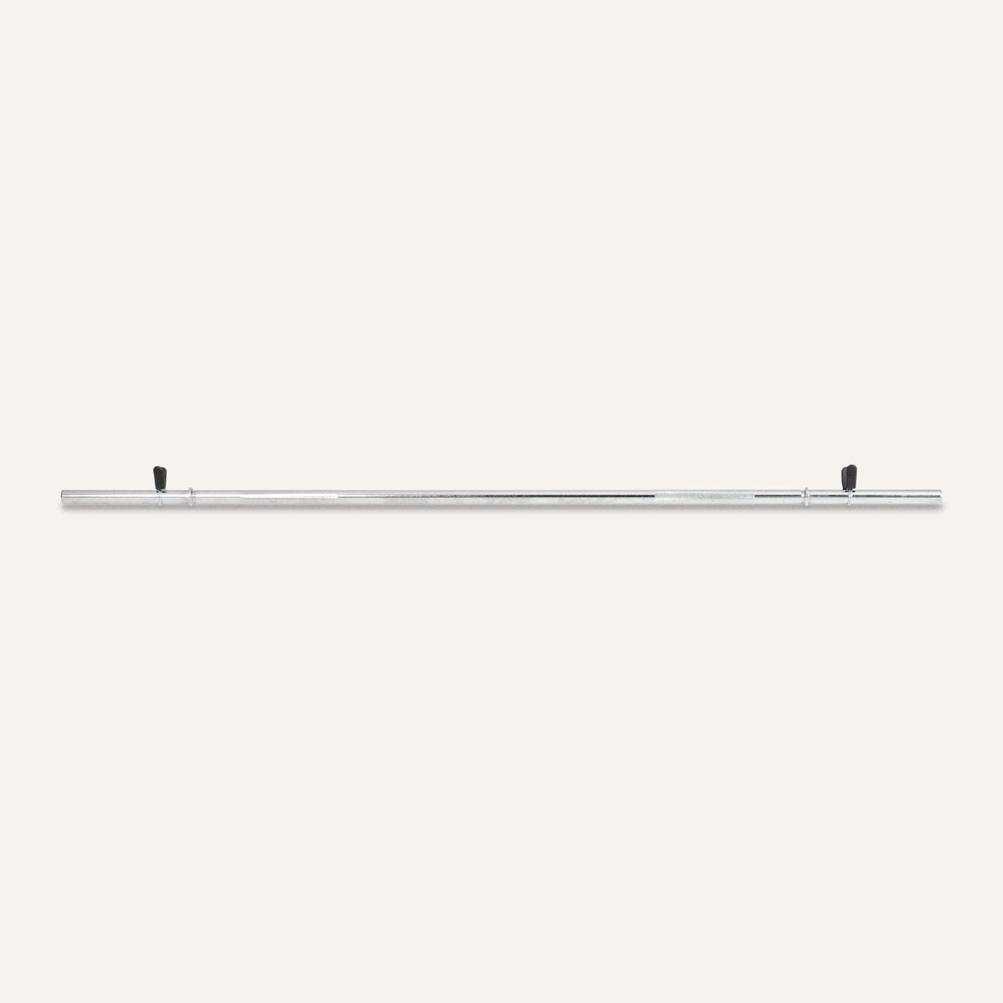 180 cm verchromte, solide Langhantelstange mit 2 Federklemmen SP-WS-180-S SportPlus 