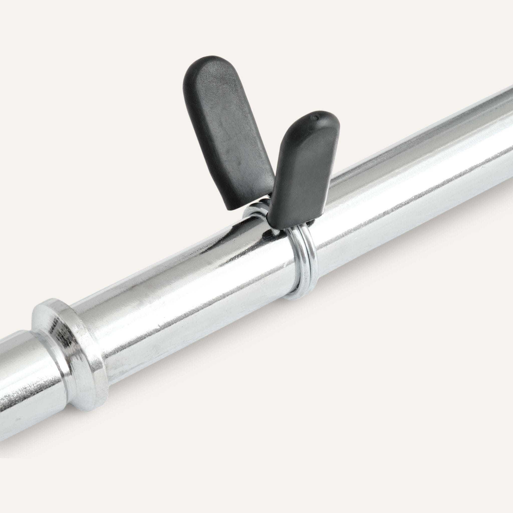 180 cm verchromte, solide Langhantelstange mit 2 Federklemmen SP-WS-180-S SportPlus 