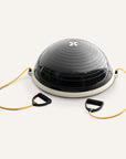 Halbball inkl. Trainingsbänder mit Handgriffen SP-GB-001 SportPlus Black/Sun 