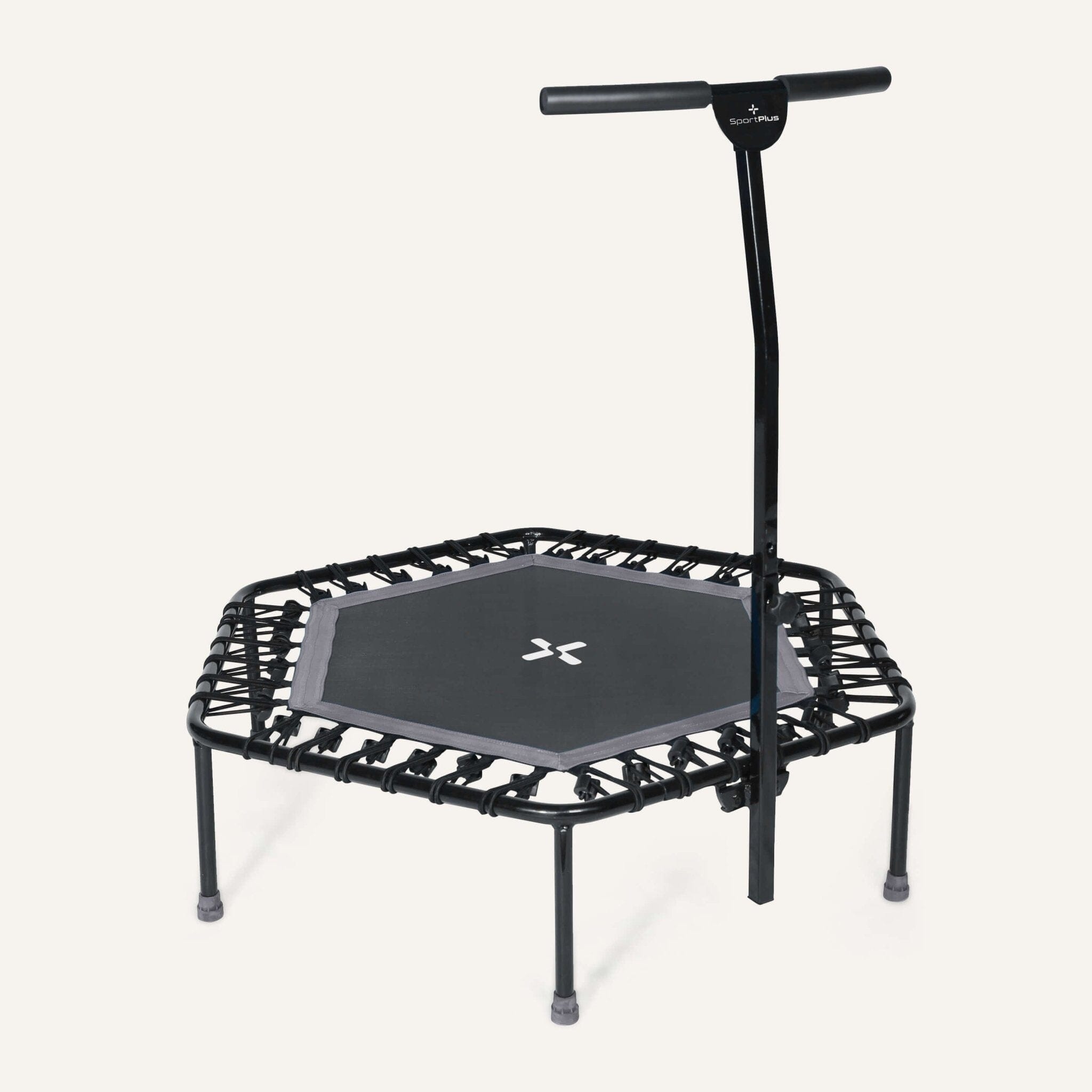 Höhenverstellbares Fitness Trampolin SP-T-110 SportPlus Anthrazit 
