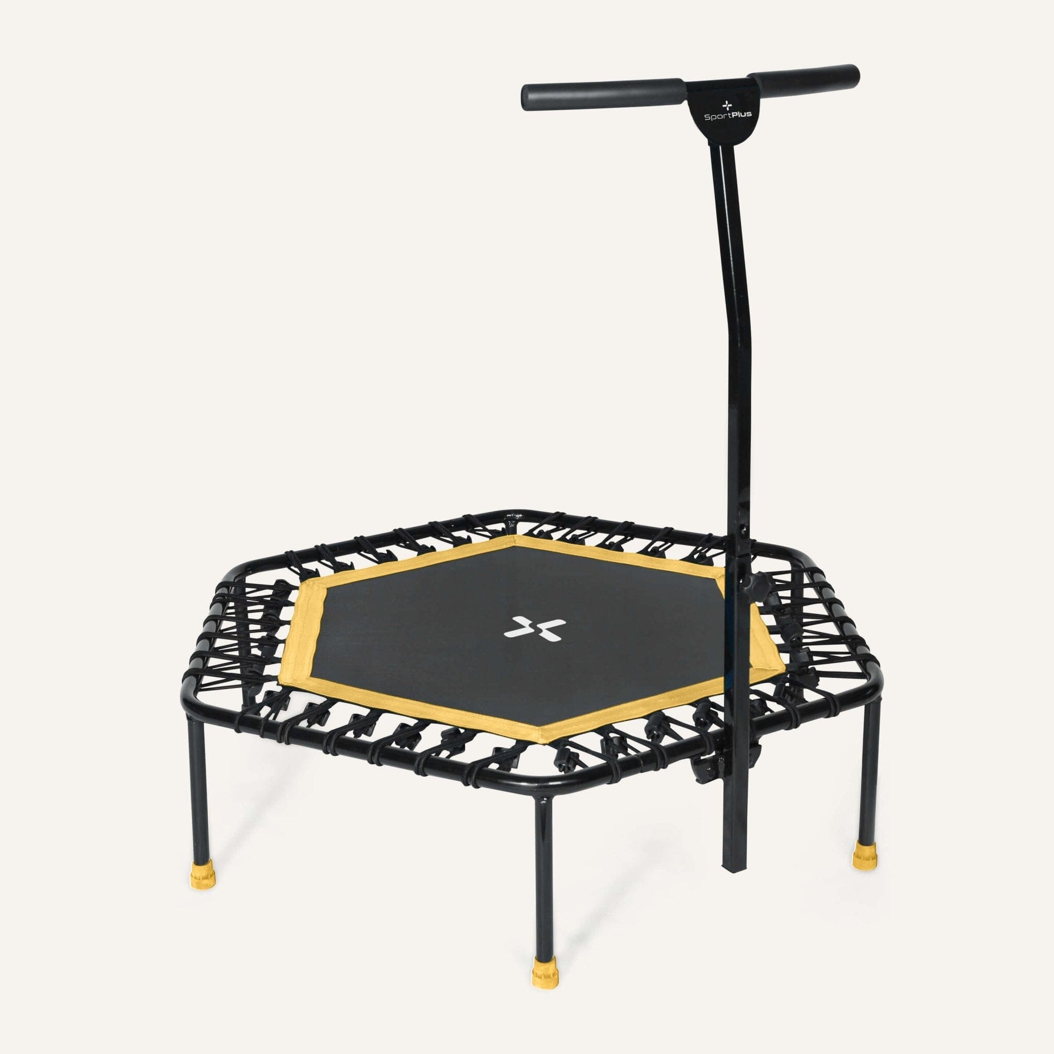 Höhenverstellbares Fitness Trampolin SP-T-110 SportPlus Gelb 
