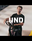 Klappbarer Heimtrainer | X-Bike | mit Rückenlehne | 24 Computer gesteuerte Widerstandsstufen | App-kompatibel