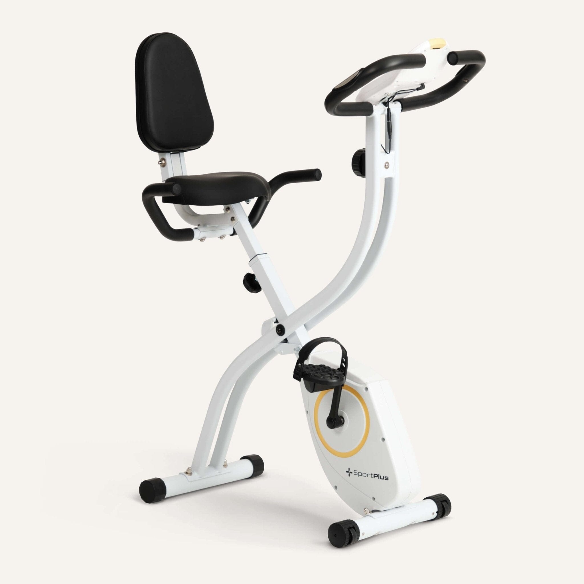 Klappbarer Heimtrainer (S-Bike) mit Rückenlehne & App-Kompatibilität SP-HT-1300-iE SportPlus 
