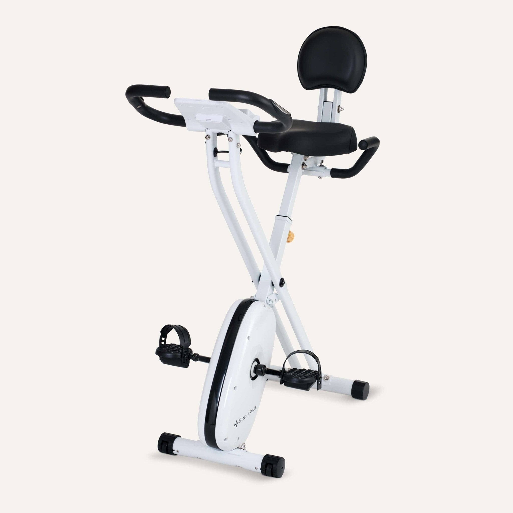 Klappbarer Heimtrainer (X-Bike) Computer gesteuert mit Rückenlehne & App-Steuerung SP-HT-1004-iE SportPlus 
