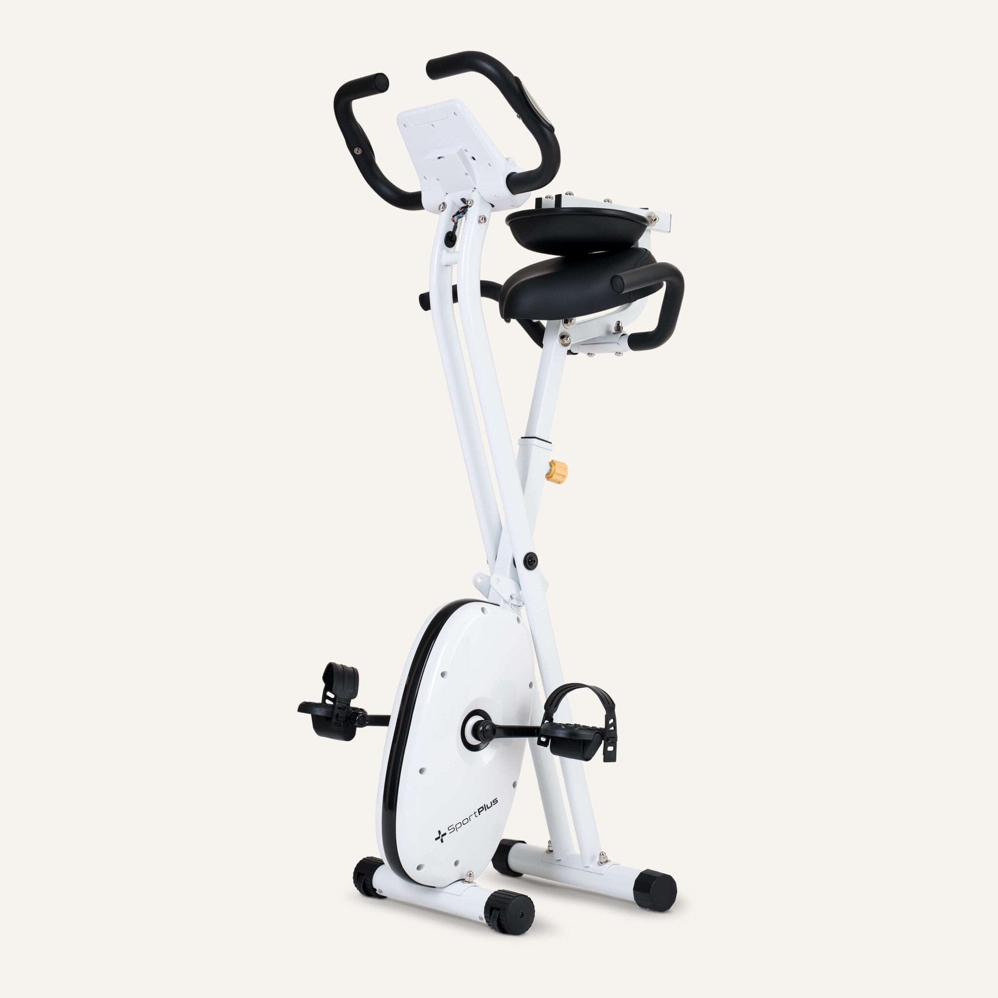 Klappbarer Heimtrainer (X-Bike) Computer gesteuert mit Rückenlehne & App-Steuerung SP-HT-1004-iE SportPlus 