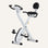 Klappbarer Heimtrainer (X-Bike) Computer gesteuert mit Rückenlehne & App-Steuerung SP-HT-1004-iE SportPlus Snow/Sun 