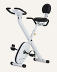 Klappbarer Heimtrainer (X-Bike) Computer gesteuert mit Rückenlehne & App-Steuerung SP-HT-1004-iE SportPlus Snow/Sun 