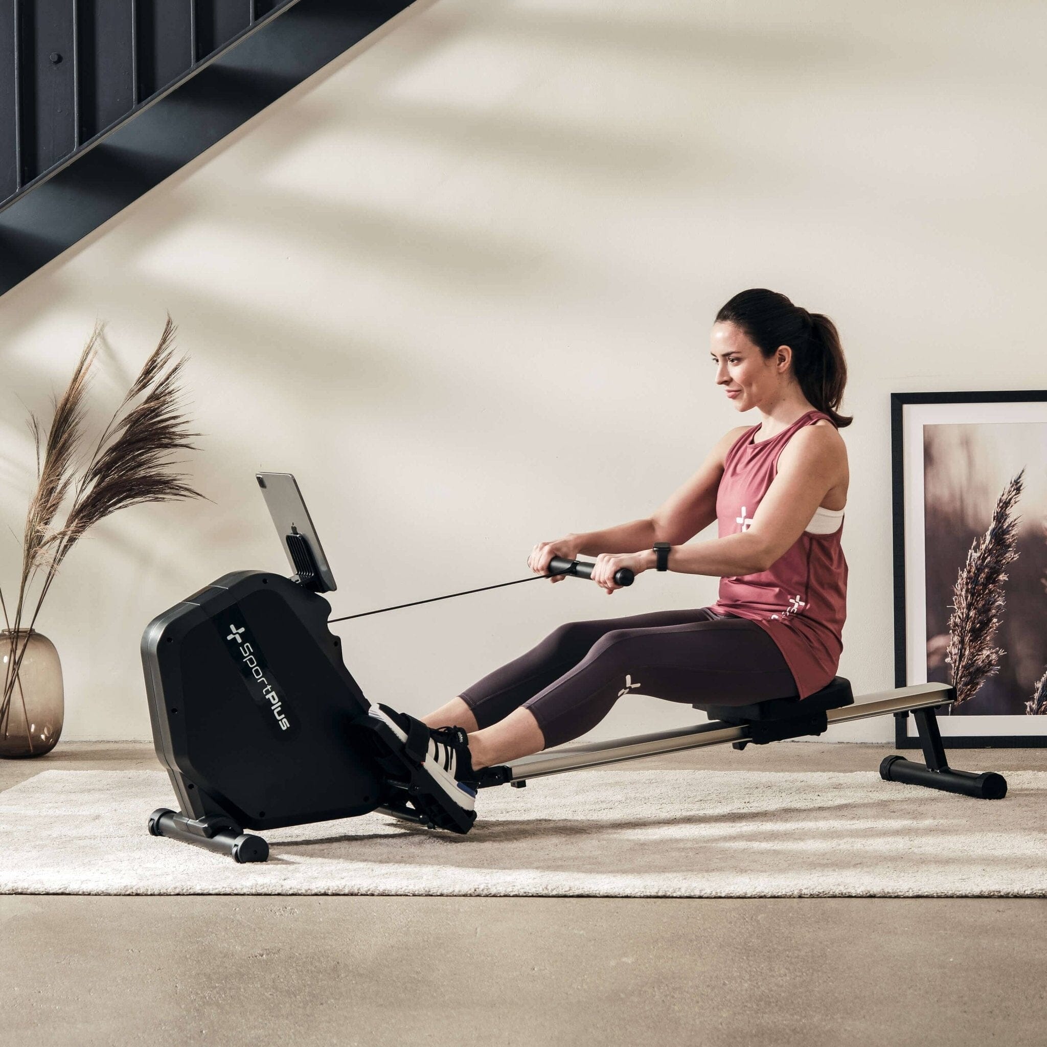 Klappbares Rudergerät mit 8 Stufen SP-MR-0081 SportPlus 