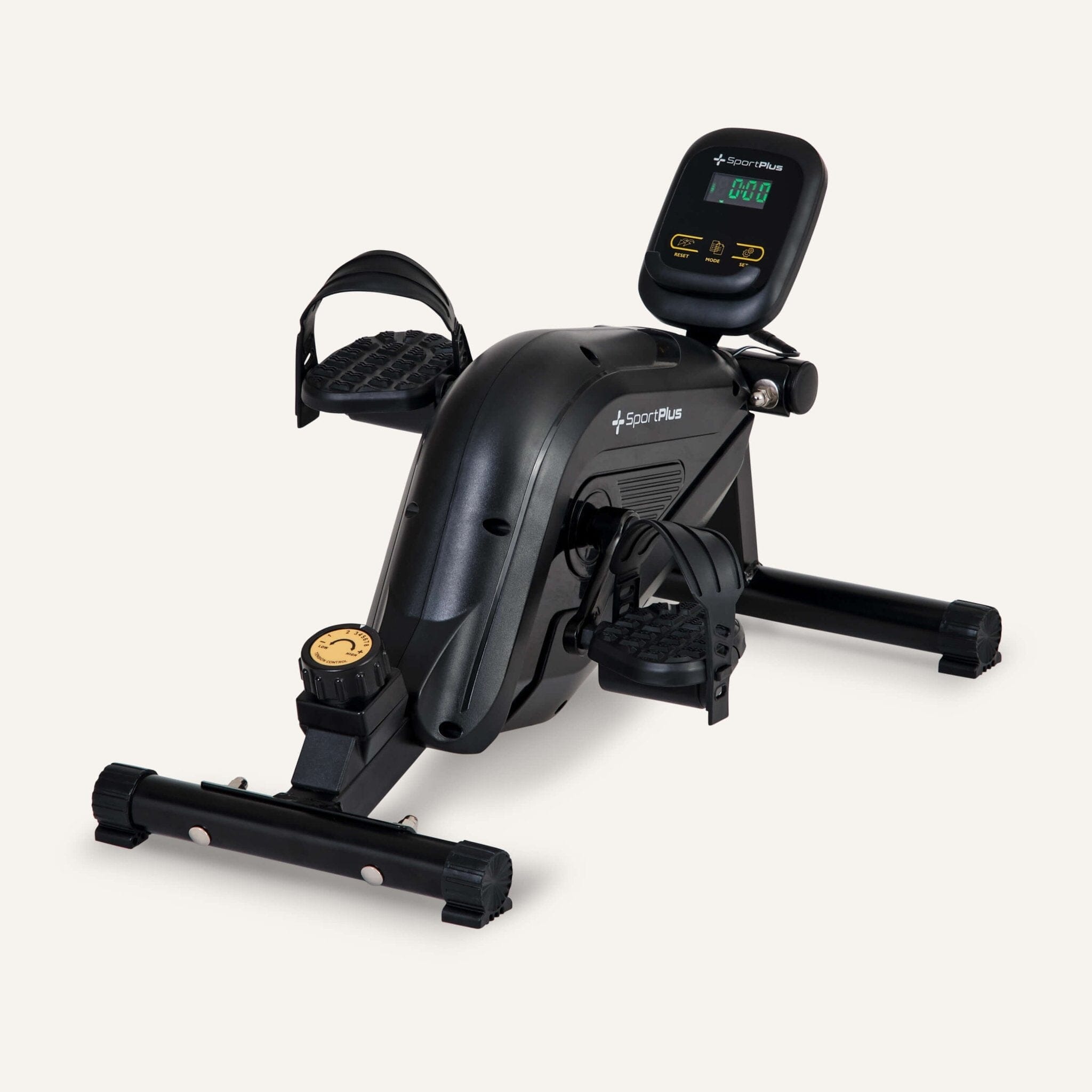 Mini Heimtrainer / Beintrainer mit App-Kompatibilität SP-HT-0001-iE SportPlus Black/Sun 