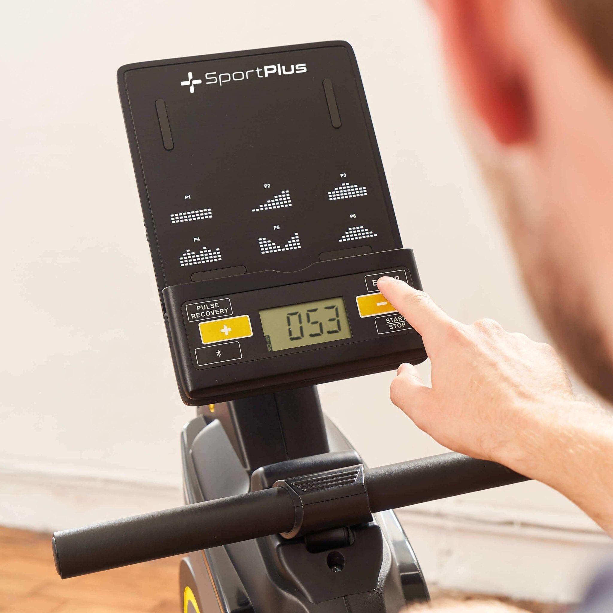 Moderner Ruderergometer mit App-Kompatibilität SP-MR-030-iE SportPlus 