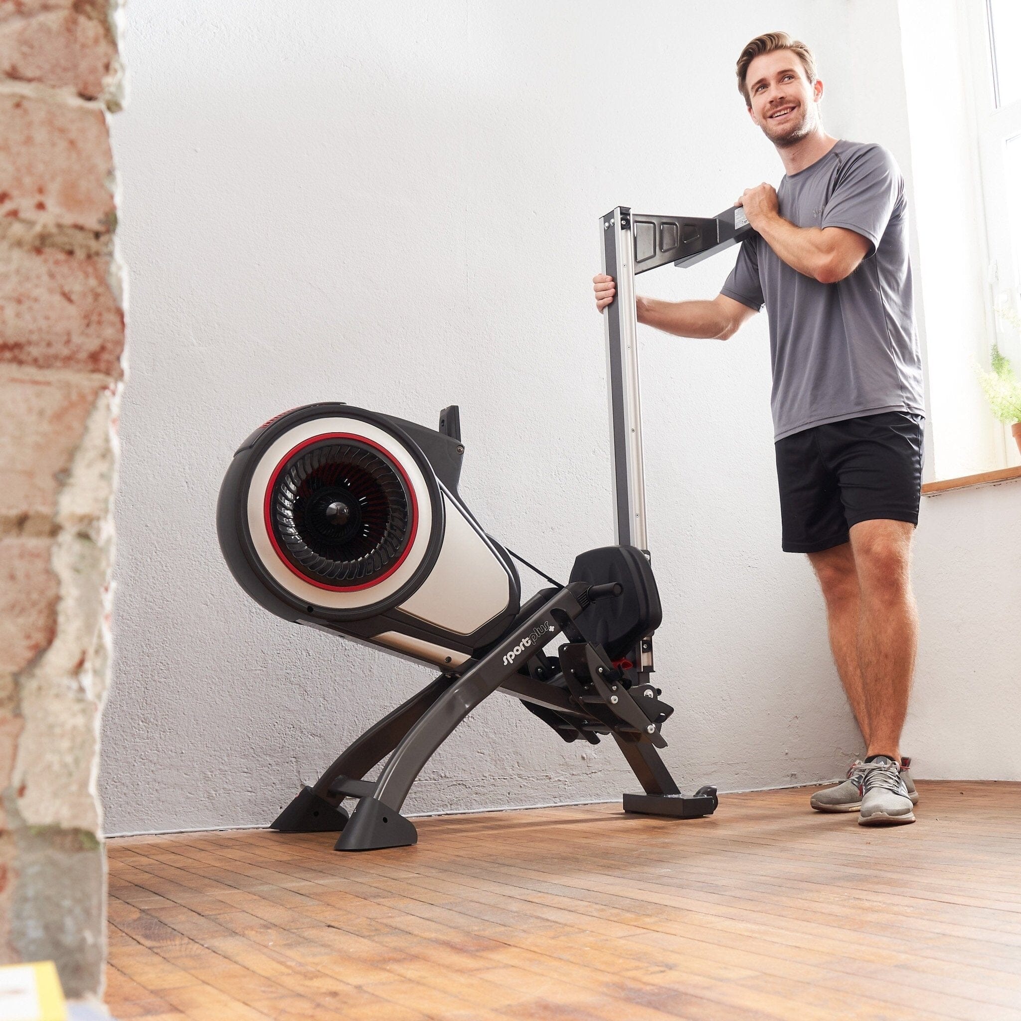 Rudergerät mit Luftwiderstand SP-MR-010 WSV SportPlus EOS 