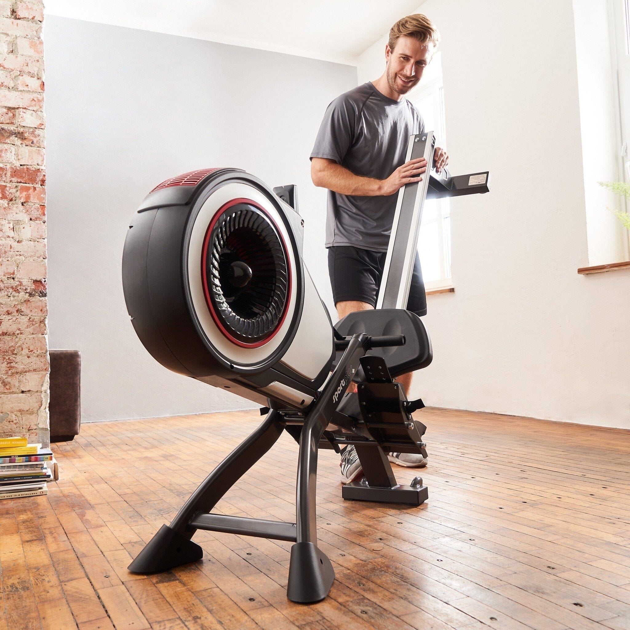 Rudergerät mit Luftwiderstand SP-MR-010 WSV SportPlus EOS 